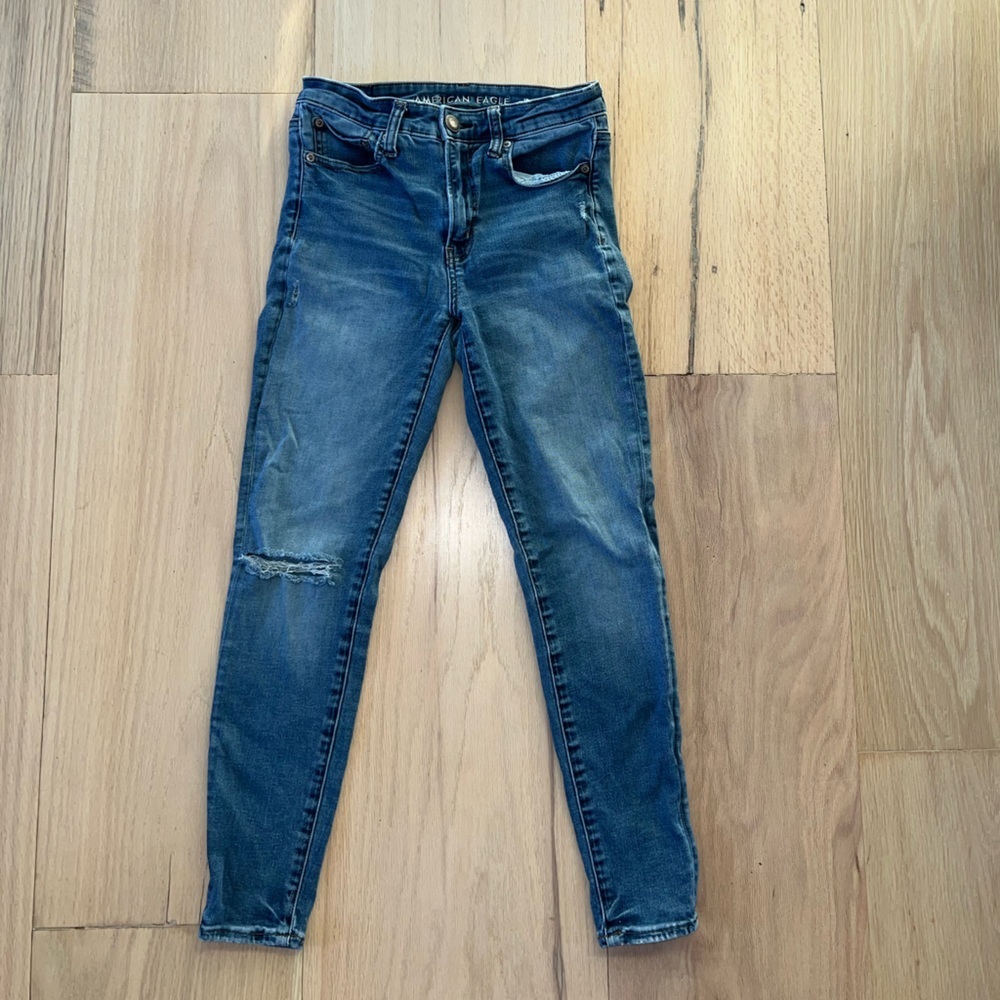 American Eagle Next Level Stretch Skinny Jeans Size 6 Short